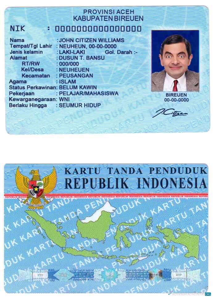 Download Indonesia ID (2016 – present) Photoshop template